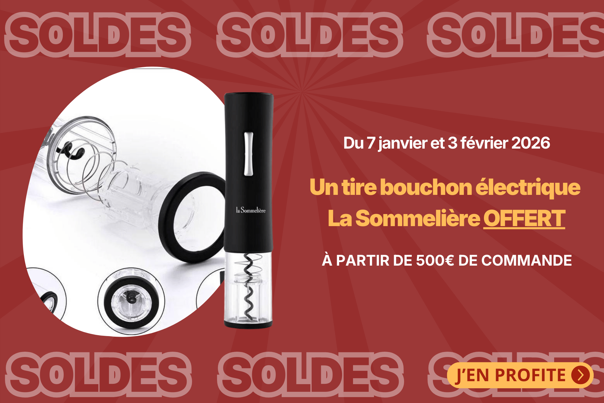 Cadeau pour toute commande >500€